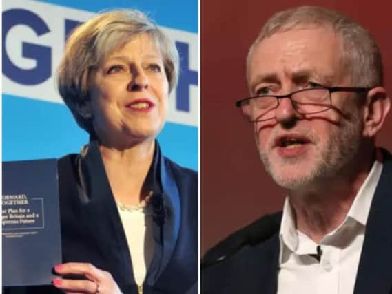 Theresa May and Jeremy Corbyn