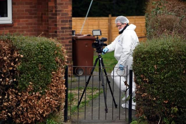 The scene of the murder in Lanshaw Crescent