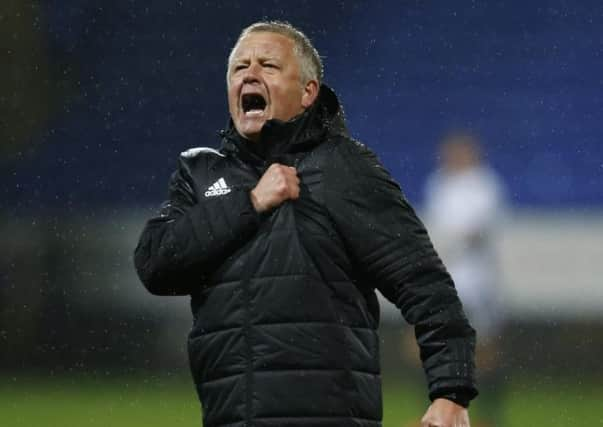 Sheffield United boss Chris Wilder.