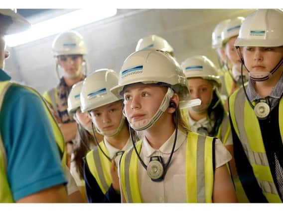 Yorkshire Water is encouraging girls to choose careers in science and technology