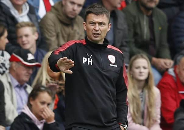 BITTER BLOW: Barnsley boss, Paul Heckingbottom