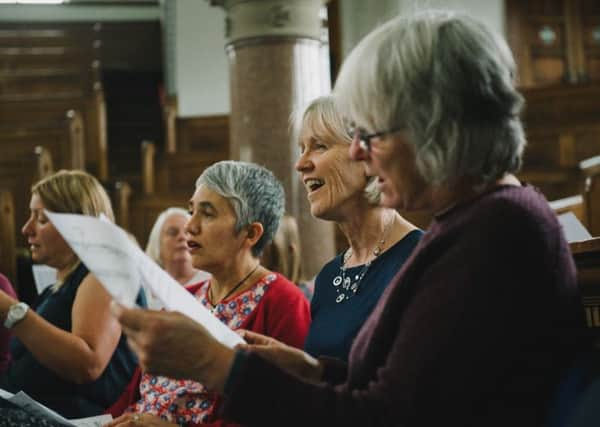 Calderland rehearsals in Hebden Bridge. Picture by Sarah Mason.