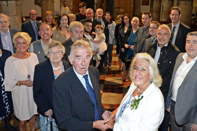 James and Valerie Forde at their blessing in Sheffield