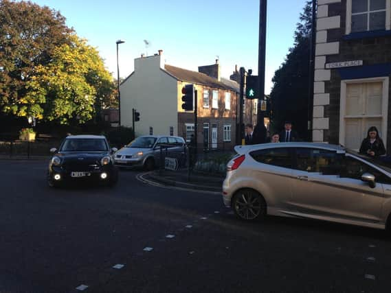 James Monaghan has called for action on the York Place/Gracious Street junction as he highlights a significant number of drivers are passing through while the pedestrian 'green man' is still showing. Picture: James Monaghan