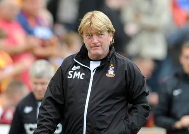 Bantams boss Stuart McCall.