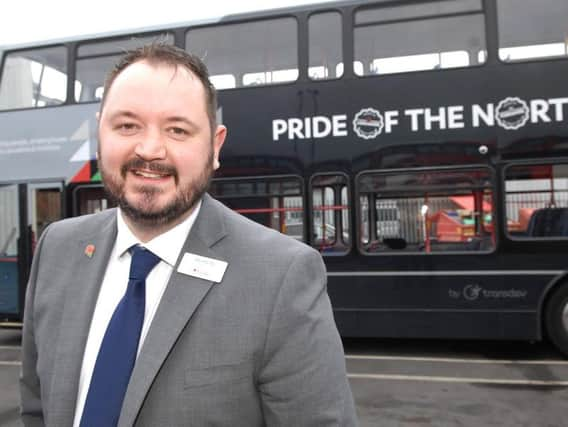 CEO, Transdev Blazefield, Alex Hornby. Picture: Adrian Murray