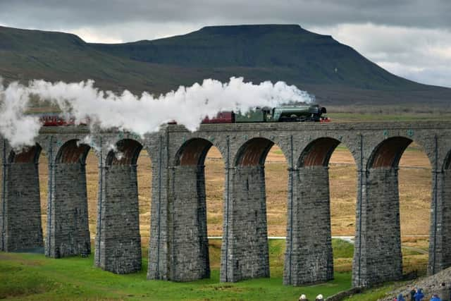 Drone pictures have been released of the repair work at Eden Brows on the Settle to Carlisle railway line