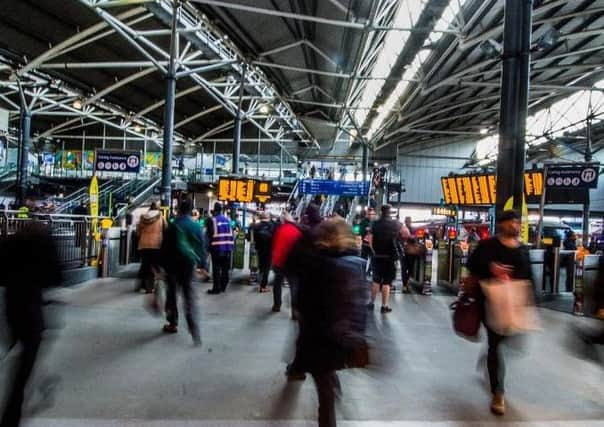 Leeds Station.