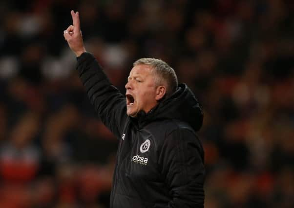 Sheffield United manager Chris Wilder (Picture: Simon Bellis/Sportimage).