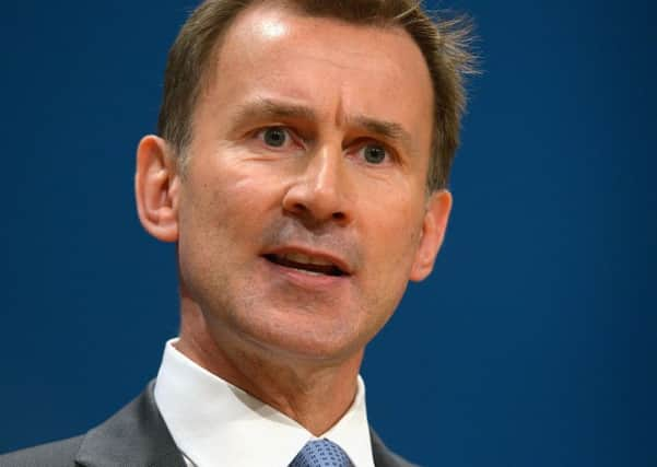 Health Secretary Jeremy Hunt.