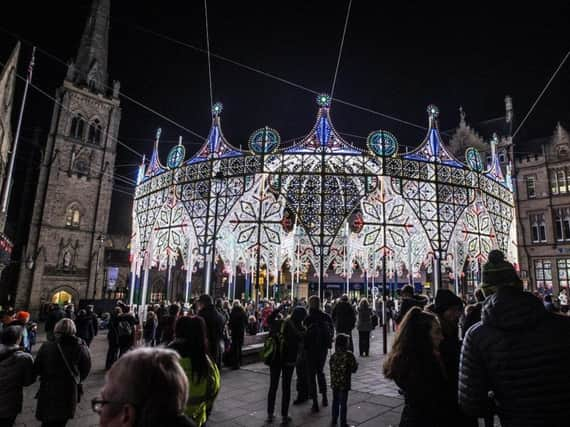 Dome and arches by Luminarie de Cagna