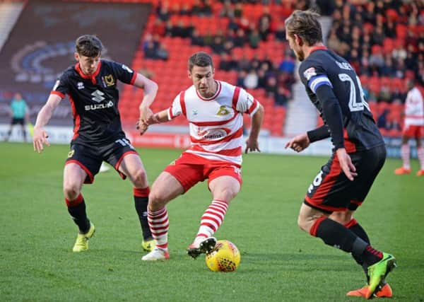 Doncaster's Tommy Rowe, pictured.