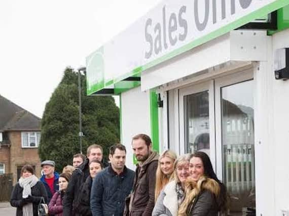 The Sheffield-based firm said customers are queuing up on site opening days as more home buyers look to buy houses in former pit villages