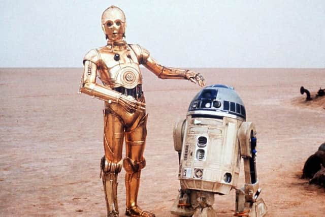 C3PO and R2D2 in Star Wars