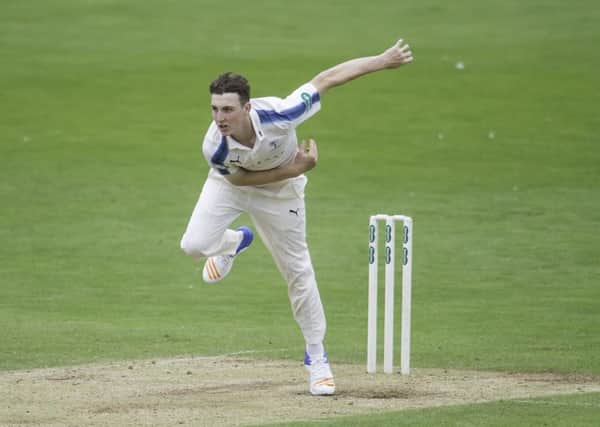 Harry Brook in first-team action for Yorkshire against Somerset earlier this summer (Picture: Allan Mckenzie/SWPix.com).