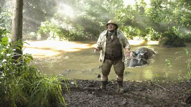 JUNGLE ADVENTURE: Jack black at Professor Shelly Oberon: