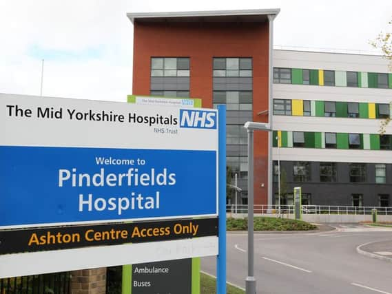 Pinderfields Hospital.