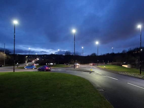 The junction of the A57 and Coisley Hill where the crash occurred.