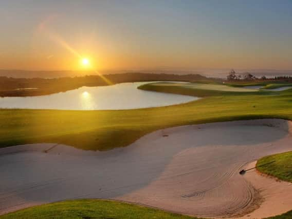 The second hole at Royal Obidos.