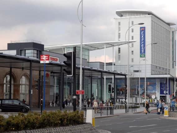 A man has been locked up after being found in possession of a big hunting knife outside St Stephen's in Hull