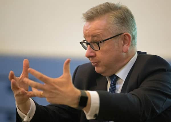 Environment Secretary Michael Gove.