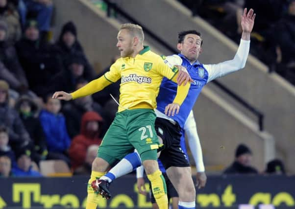 Norwich City's Alex Pritchard, left, is a target for Huddersfield Town (Picture: Steve Ellis)