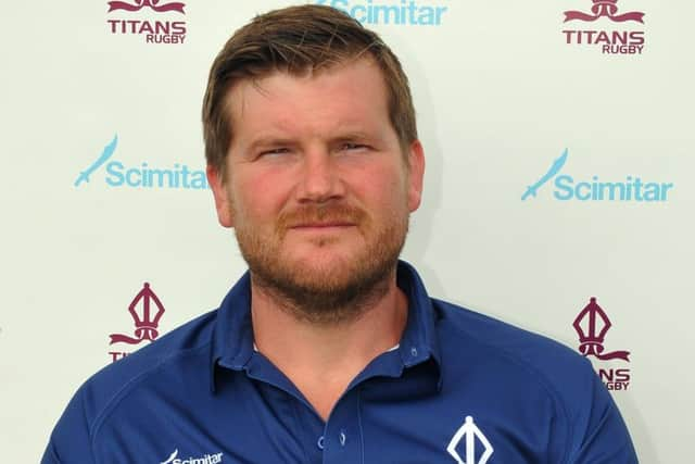 Rotherham Titans' head coach, Nic Rouse