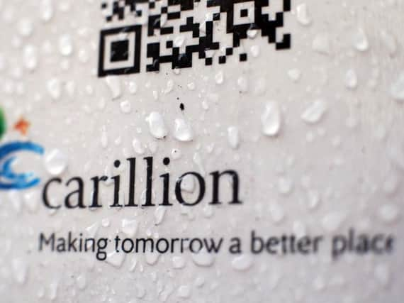 'Making tomorrow a better place' says Carillion's slogan...