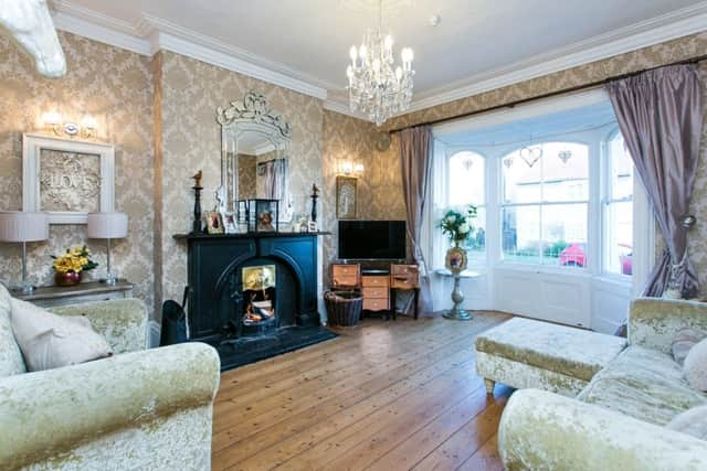 The light-filled sitting room.