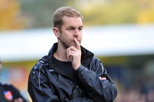 Harrogate Town boss Simon Weaver.  Picture: Tony Johnson.