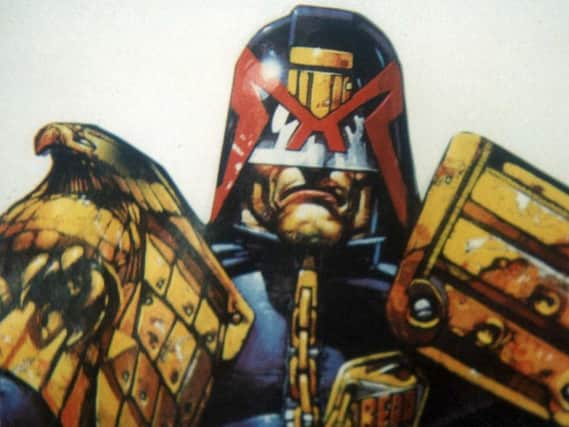 Comic book favourite Judge Dredd.