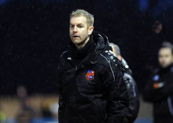 Harrogate Town manager, Simon Weaver. Picture: Jonathan Gawthorpe