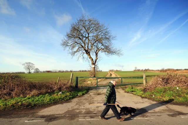 Site of the proposed fracking site at Bramley Moor Road, Marsh Lane, near Sheffield. Picture: Simon Hulme