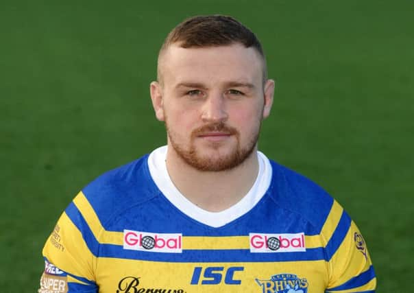 Leeds Rhinos' Brad Singleton.