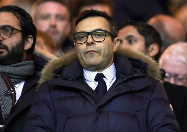 Leeds United's owner Andrea Radrizzani.