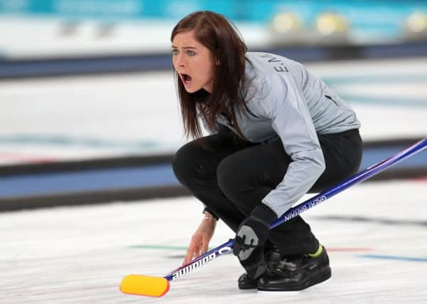 Great Britain skipper Eve Muirhead during the Women's Semi-Final against Sweden