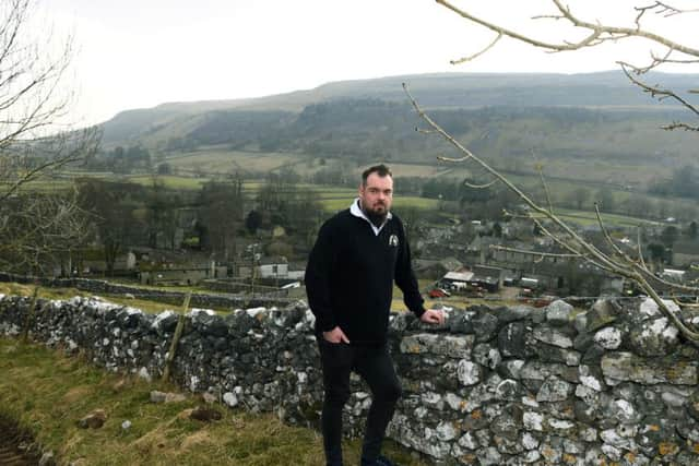 Charlie Wilkinson grew up in Kettlewell, but would never have been able to buy on the wages he earns from working in a nearby pub.
Picture by Jonathan Gawthorpe.