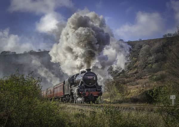 A picture post card scene from the NYMR.