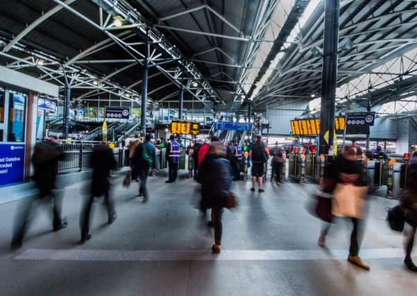 Date: 13th March 2017.
Picture James Hardisty.
Northern Rail Strike affecting passengers at Leeds City Station.