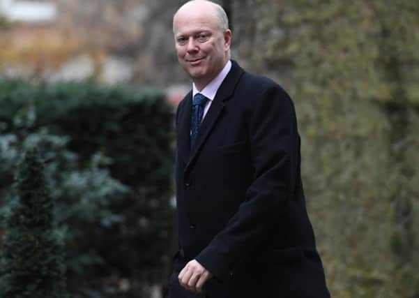 Transport Secretary Chris Grayling.