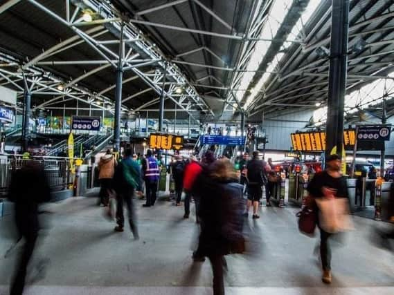 Leeds Station.