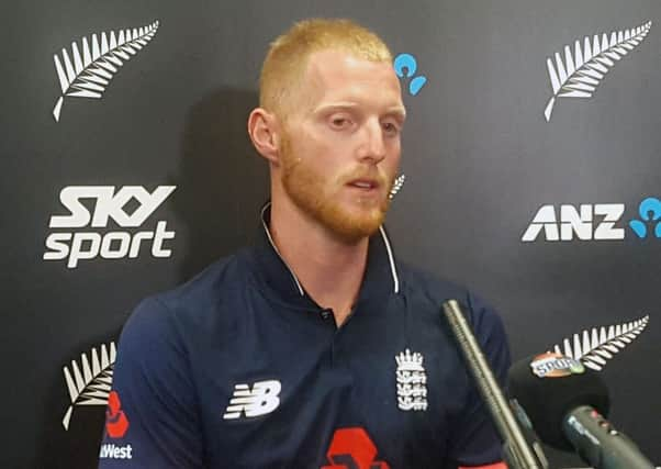 Back in spotlight: England's Ben Stokes.