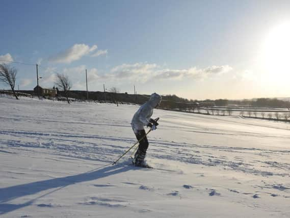 A skier at Norland, Halifax