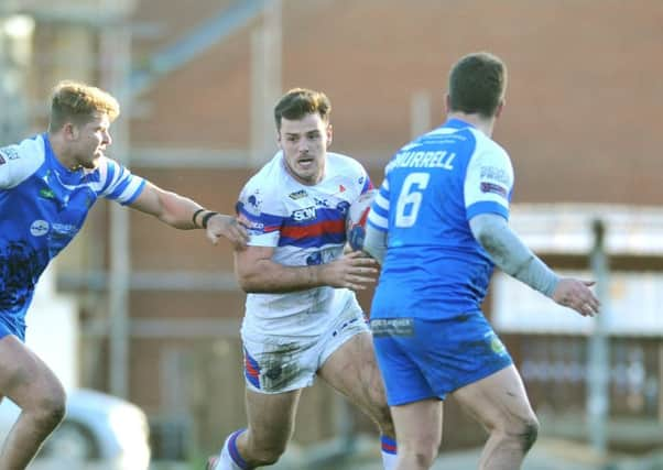 HELLO AGAIN: Wakefield Trinity's Joe Arundel. Picture: Tony Johnson.