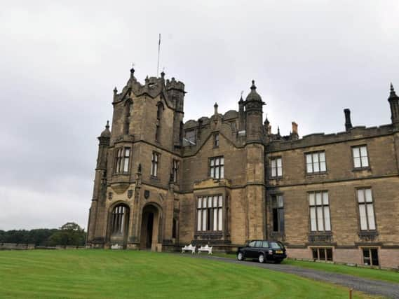 Allerton Castle was transformed into a film set.