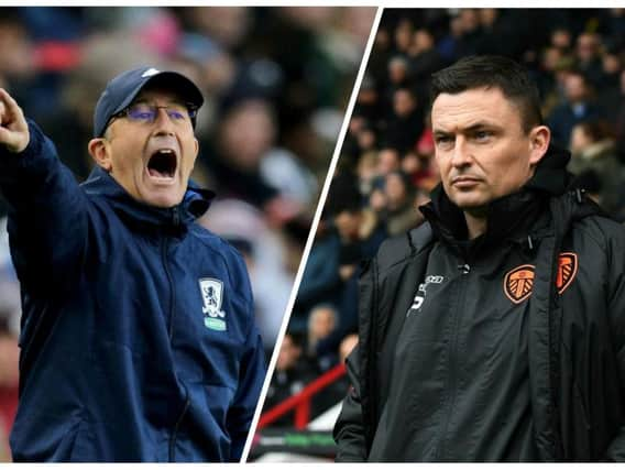 Tony Pulis and Paul Heckingbottom got head-to-head.