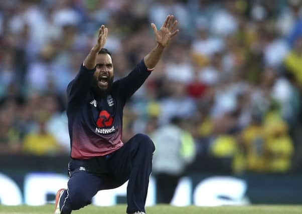 Yorkshire and England spinner Adil Rashid