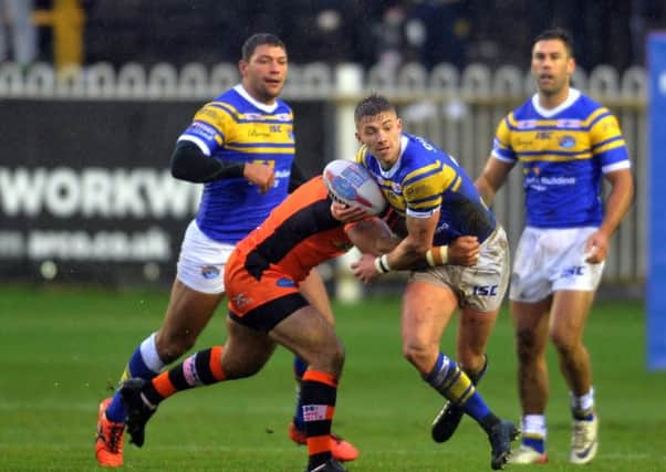 21 January 2018......  Castleford Tigers v Leeds Rhinos. Pre season friendly
Rhinos Jack Walker. Picture Tony Johnson.