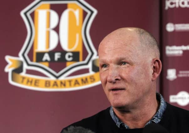 Manager Simon Grayson: Home bow at Valley Parade.