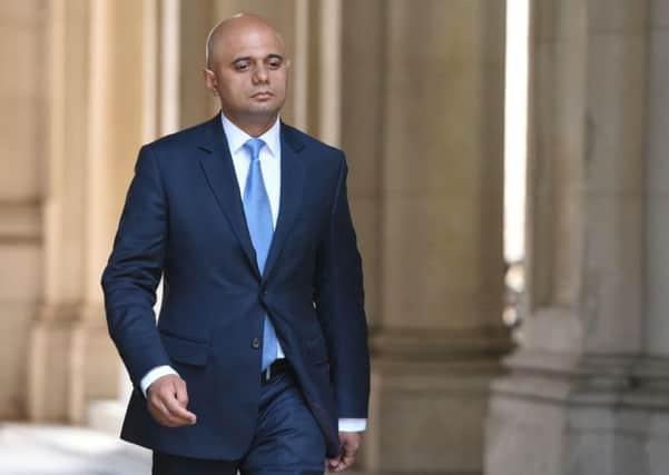 Communities Secretary Sajid Javid.  Photo credit should read: David Mirzoeff/PA Wire